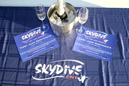 Skydive Engagement Proposal Jumps